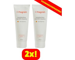 Fagron Lanettecrème met 50% Vaseline - 2x100 ml