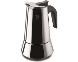 Pezzetti espressomaker - koffiemaker - 6 kops - roestvrijstaal - inductie - gas - elektrisch - percolator- moka pot