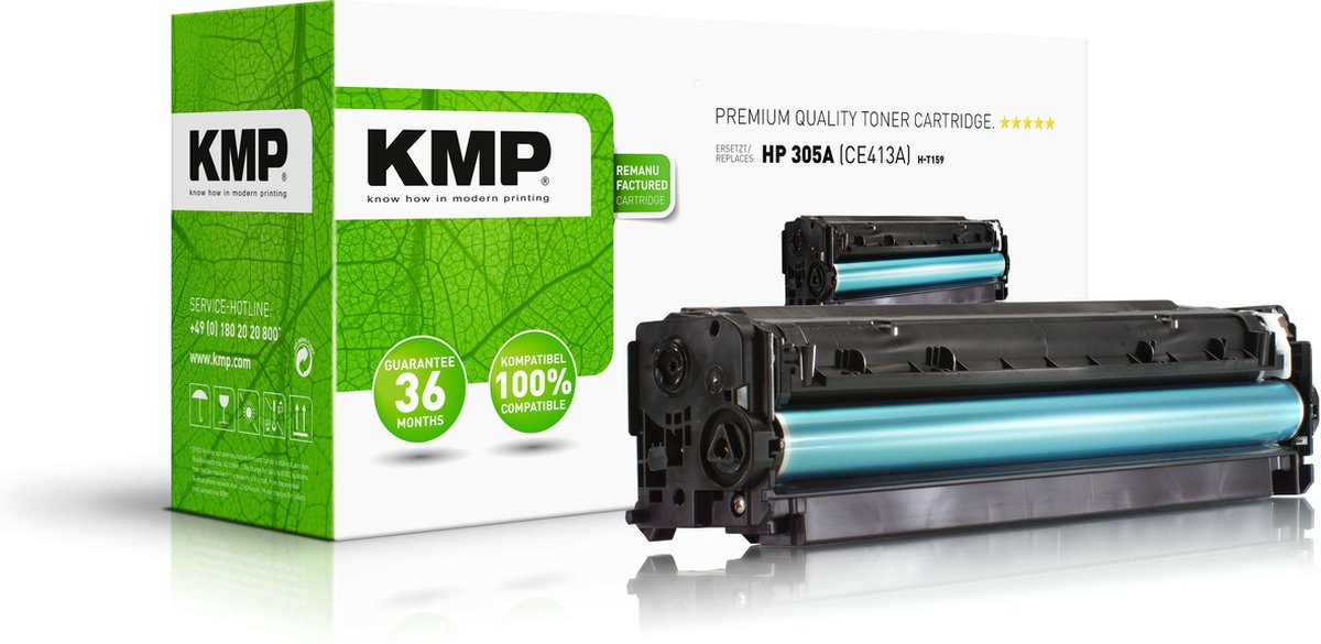 KMP H-T159 Tonercassette vervangt HP 305A, CE413A Magenta 3400 bladzijden Compatibel Toner
