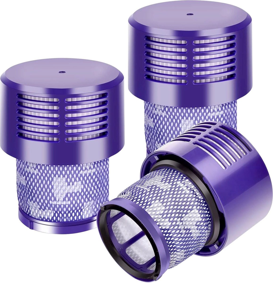 Dyson V10 Filterset (3 Stuks, Plus.Parts® alternatief voor 969082-01)