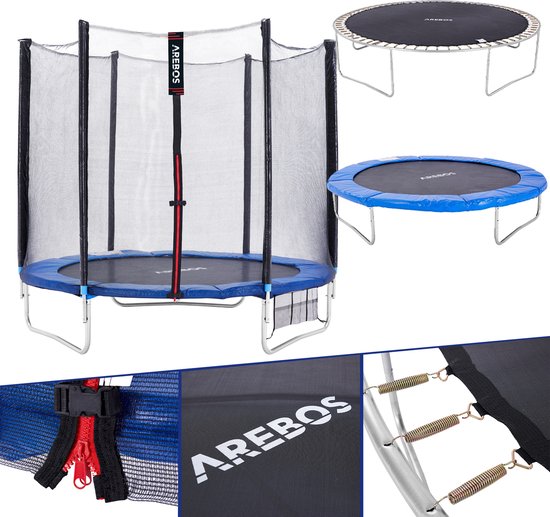 Trampoline Blauw 183cm incl Veiligheidsnet