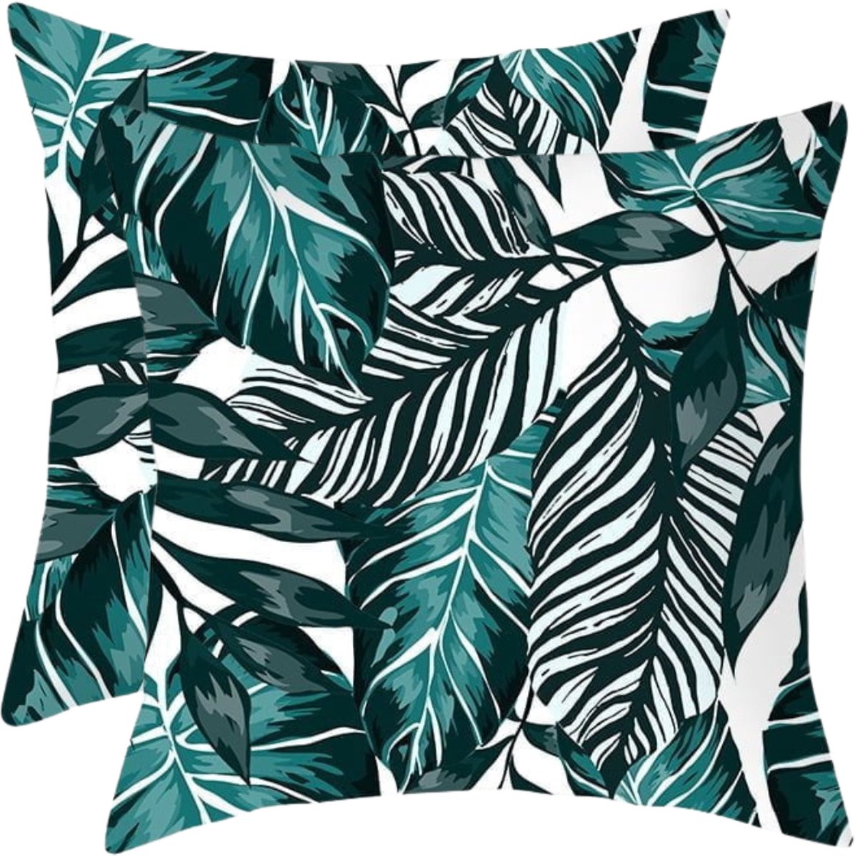 Tuinkussenhoezen Bali - 45x45cm - 2 stuks - buitenkussen hoezen - water en UV-bestendig sierkussen hoezen -hoge kwaliteit - 91gr.