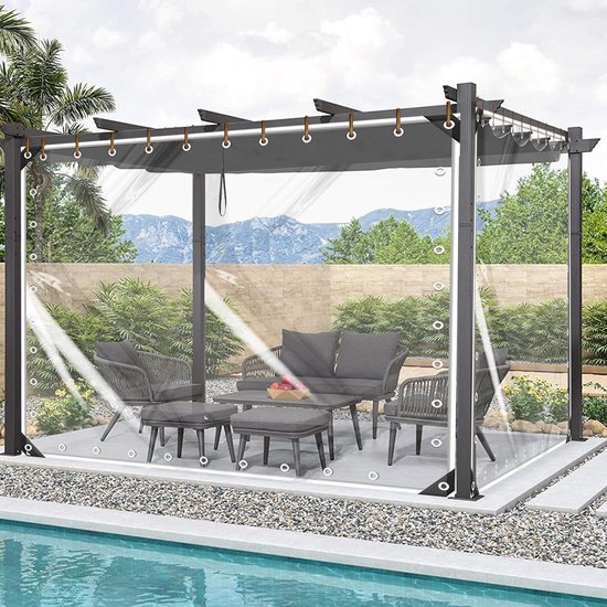 Zwarte Transparante Dekzeil Zijpaneel,Waterdichte Doorzichtig Zeildoek Gordijn Voor Pergola Gazebo,Regengordijnen Met Oogjes,0,3mm Zwaar Pvc Plastic Dekzeil,Buitengordijnen,W×H-2.5×2.2m(8.2 * 7.2ft Zwarte Transparante Dekzeil Zijpaneel,Waterdichte Doorzichtig Zeildoek Gordijn Voor Pergola Gazebo,Regengordijnen Met Oogjes,0,3mm Zwaar Pvc Plastic Dekzeil,Buitengordijnen,W×H-2.5×2.2m(8.2 * 7.2ft