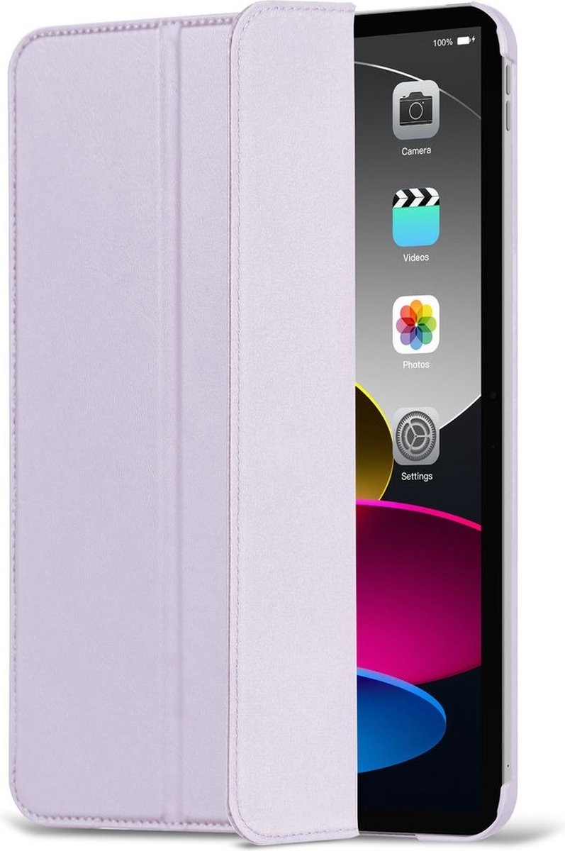 DECODED Tablet Hoes Geschikt voor iPad 9e, 8e, 7e Generatie (2021/2020/2019 model) - 10.2 inch - Lavender Paars