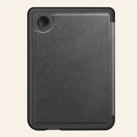Hoesje Geschikt voor Kobo Clara BW Hoes Book Case Trifold - Hoes Geschikt voor Kobo Clara BW Hoesje Book Cover Met Screenprotector - Zwart van Hoesje  — afbeelding 5