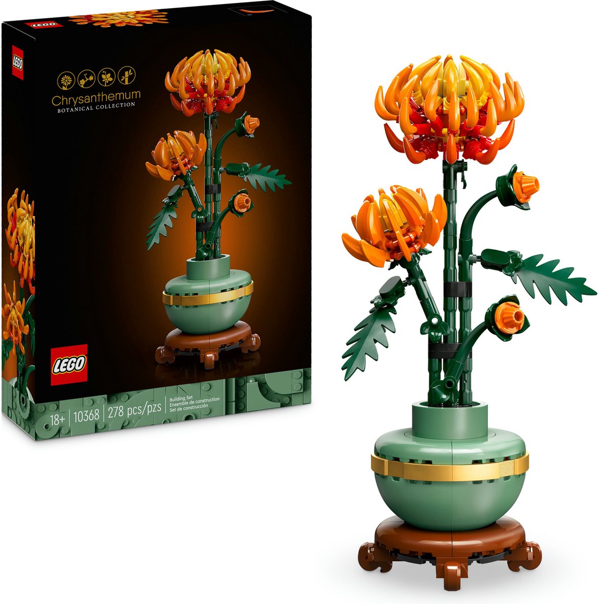 LEGO Icons Chrysant - Botanical Collection - 10368 – foto 2