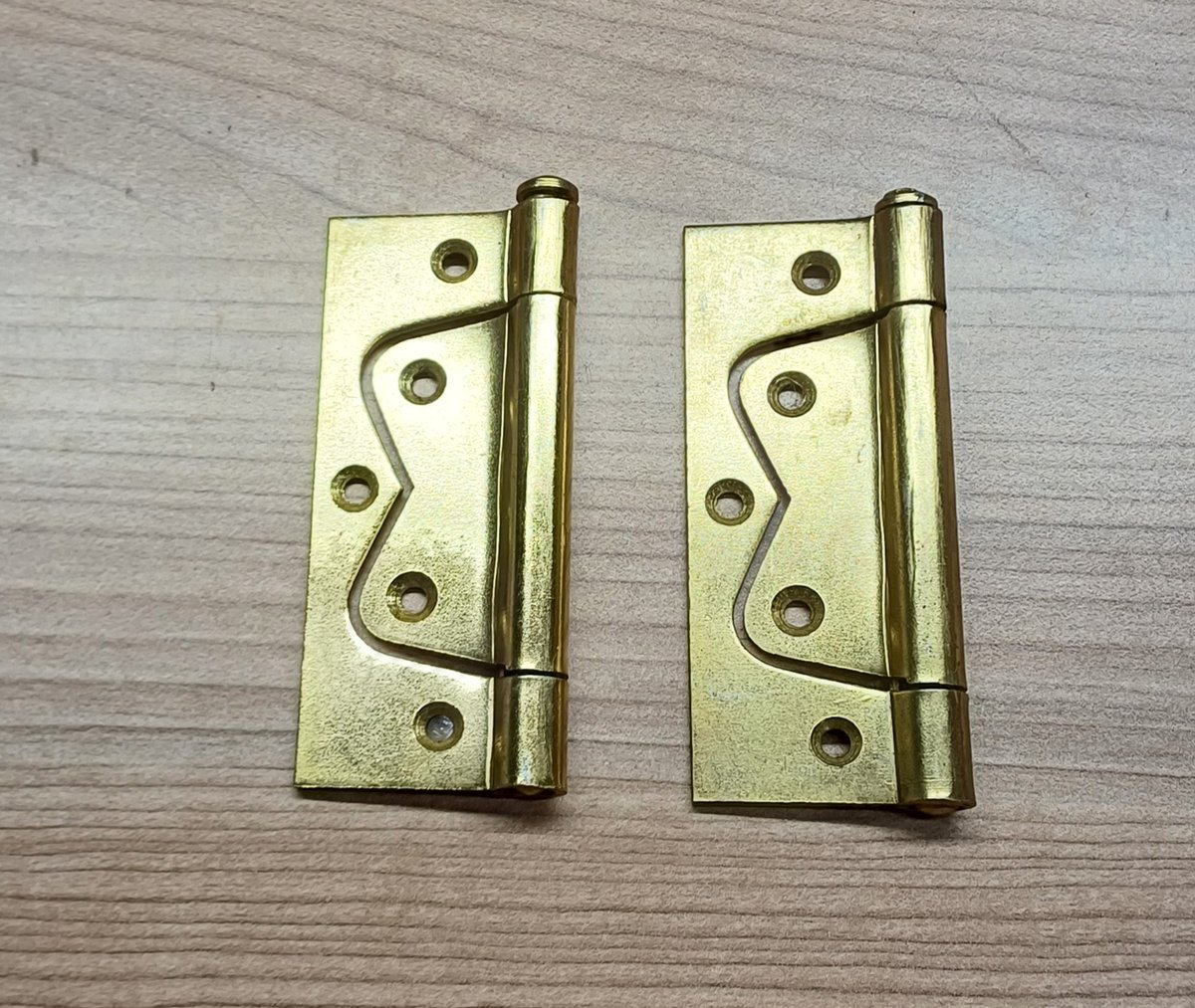 LOUVERESCHARNIEREN - VERMESSINGD- 87 MM X 38 MM - SET 2 STUKS PLAATSEN ZONDER FREZEN OF BEITELWERK.