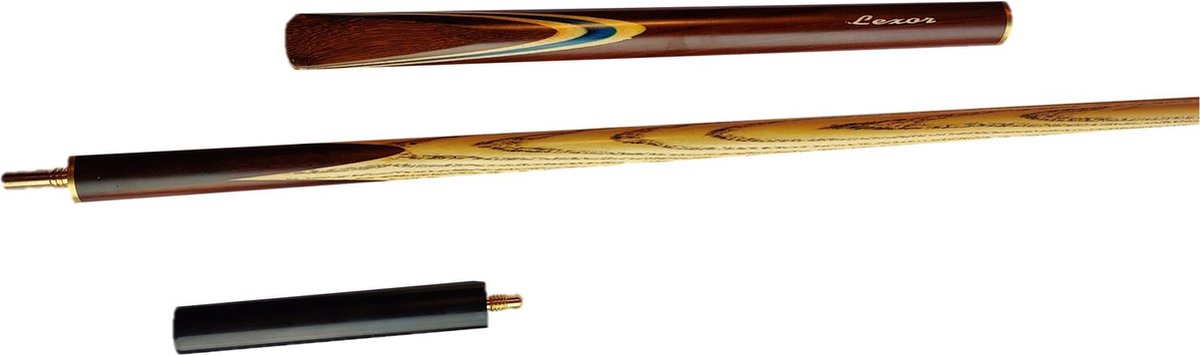 Lexor 3/4 Brown, Navy/Maple splice, w. extension - Snooker Keu