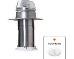 Solatube 25cm 160 DS rond plat dak incl plafondplaat