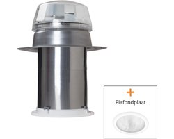 Solatube 35cm 290 DS rond plat dak incl plafondplaat