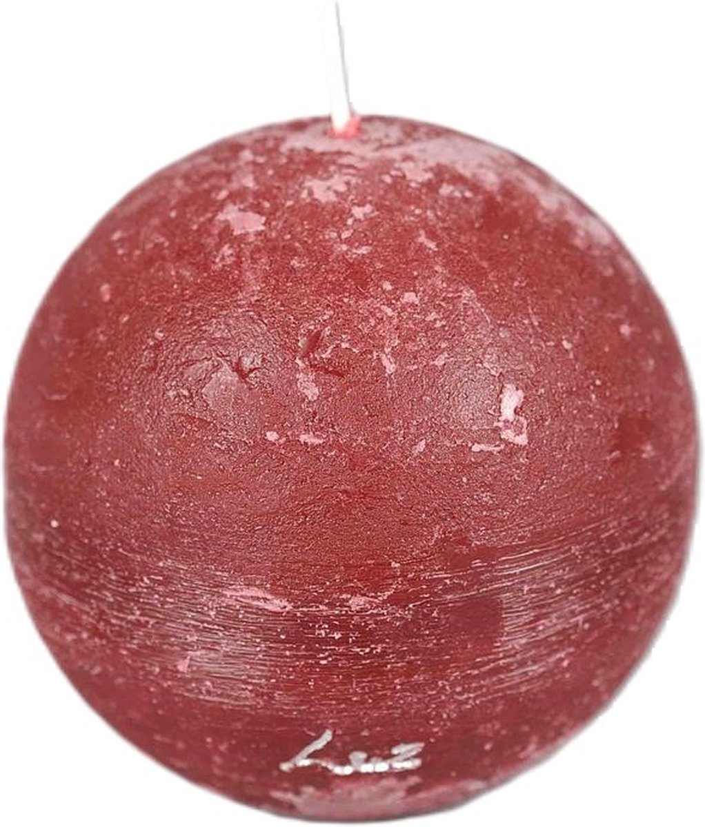 Rasteli Luz Your Senses Kaars- Bolkaars Rood D 10 cm