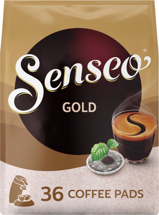 Senseo Gold Koffiepads - Intensiteit 5/9 - 4 x 36 pads