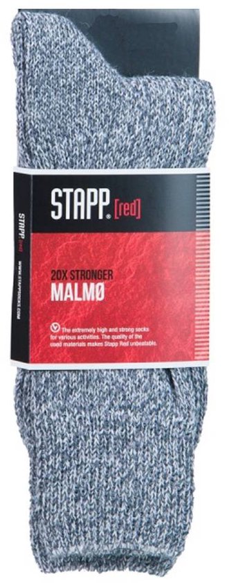 STAPP Malmö werksok in grijs mélange.