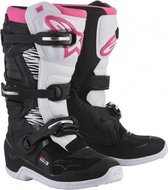 Bottes Motocross Alpinestars Femme Tech 3 Stella Noir / White/ Pink-41 (EU)