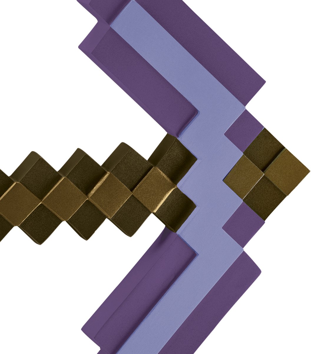 Minecraft Mojang Pickaxe - 40 cm - Speelgoed houweel - Decoratief accessoire - 1 stuk - Game attribuut — afbeelding 2