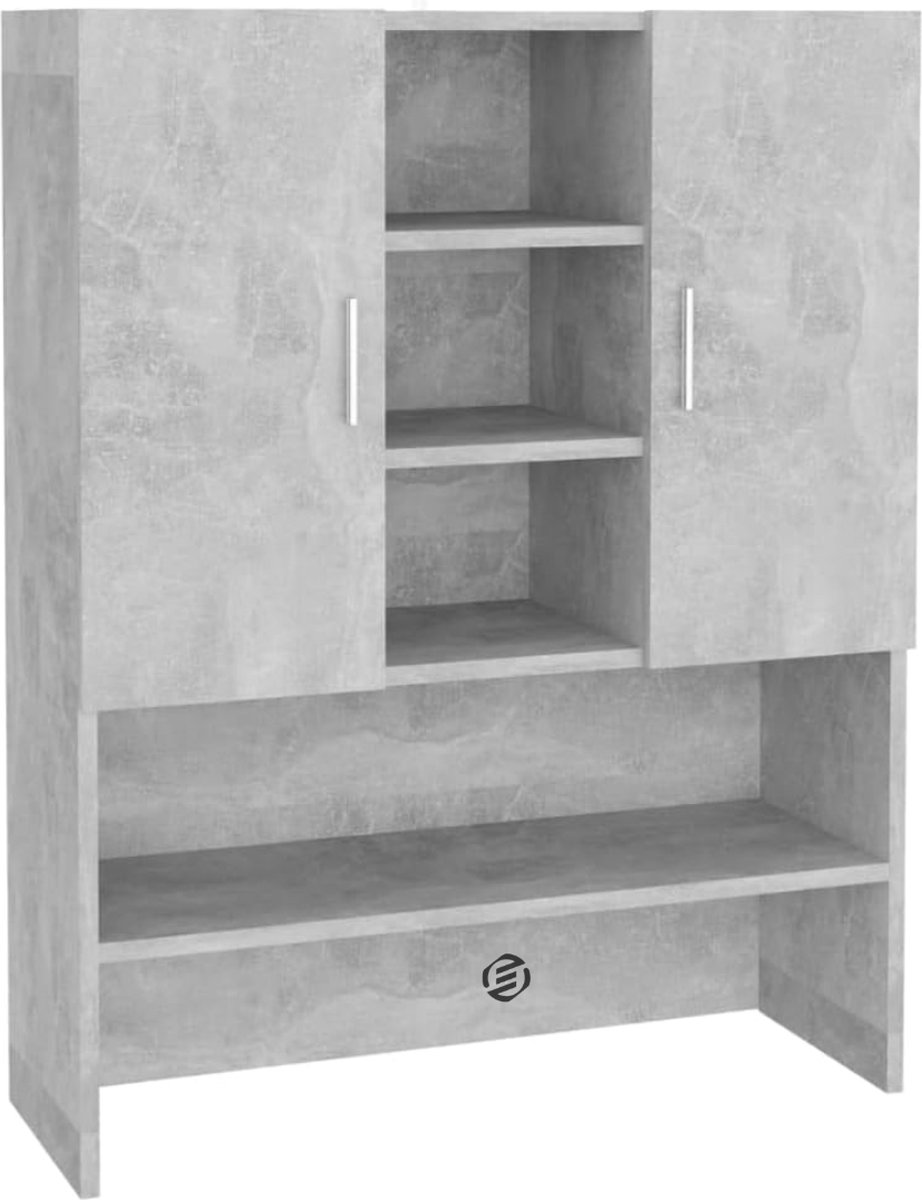 Equivera Wasmachine Ombouw - Wasmachine Kast - Wasmachine Opbouwmeubel - Wasmachine Meubel - Wasmachinekast