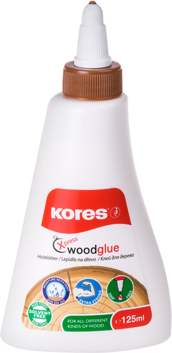 Kores 75725 kleefstof voor kunst- en handwerk Styrofoam, Vilt, Multiplex, Karton, Keramisch, Kurk, Stof/Weefsel, Schuim, Leer, Papier, Hout
