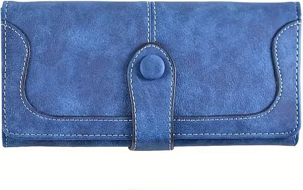 Dames portemonnee-Ritsportemonnee dames-Veelzijdige Overslag Portefeuille dames -Dames leren portemonnee-creditcard portemonnee -cadeau vrouw - cadeau voor haar - kado