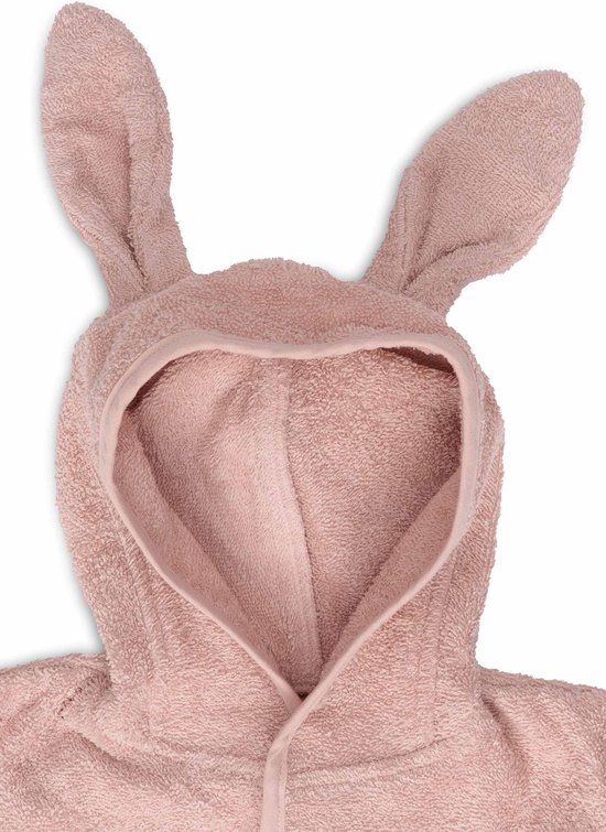 Jollein - Baby Badjas Badstof 3-4 Jaar - Badjas Kinderen met Capuchon - Wild Rose van Jollein — afbeelding 5