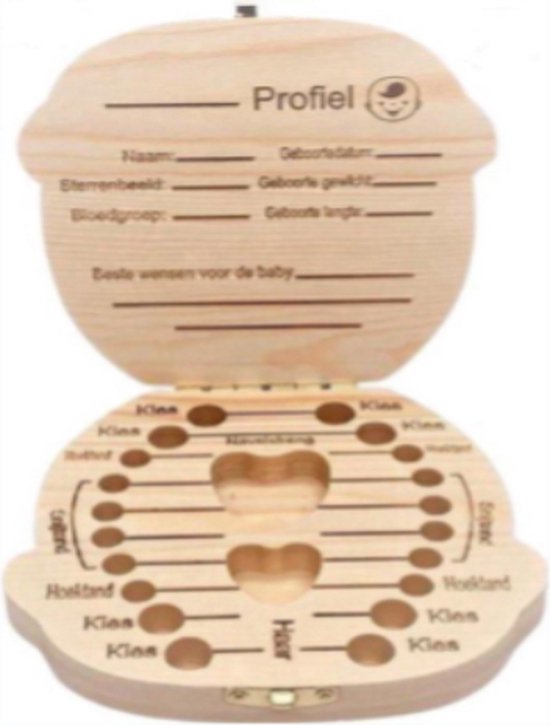Scoby - Tandendoosje - Kraam cadeau - Melktanden - Opbergdoosje - Tandenfee - Jongen - Nederlandse Variant van Merkloos — afbeelding 4