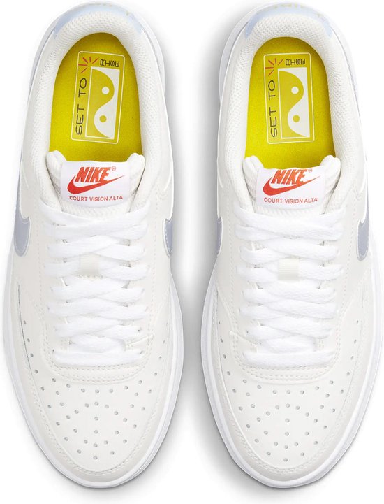 Nike Court Vision Alta Basket Femme Nike Blanche Baskets Femme