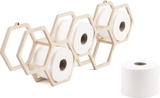 Boter kaas en eieren wc (voorraad) rolhouder