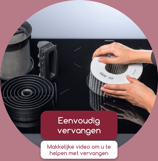 SQOON® Koolstoffilter - Geschikt Voor Bora PUAKF - Bora PURE - Bora X