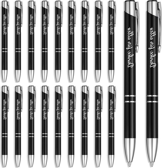 PerKoop Lot De 10 Stylos à Bille Inspirants Avec Coffret Cadeau Pour Employés, Collègues, équipes, Amis, Fournitures De Bureau (colorés, Mixtes