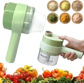 Bol.com multifunctionele - Groenten Snijder - 4 in 1 - Snijmachine - Snijden - Groenten - mixer - Keuken gadget - Koken - Elektr... aanbieding