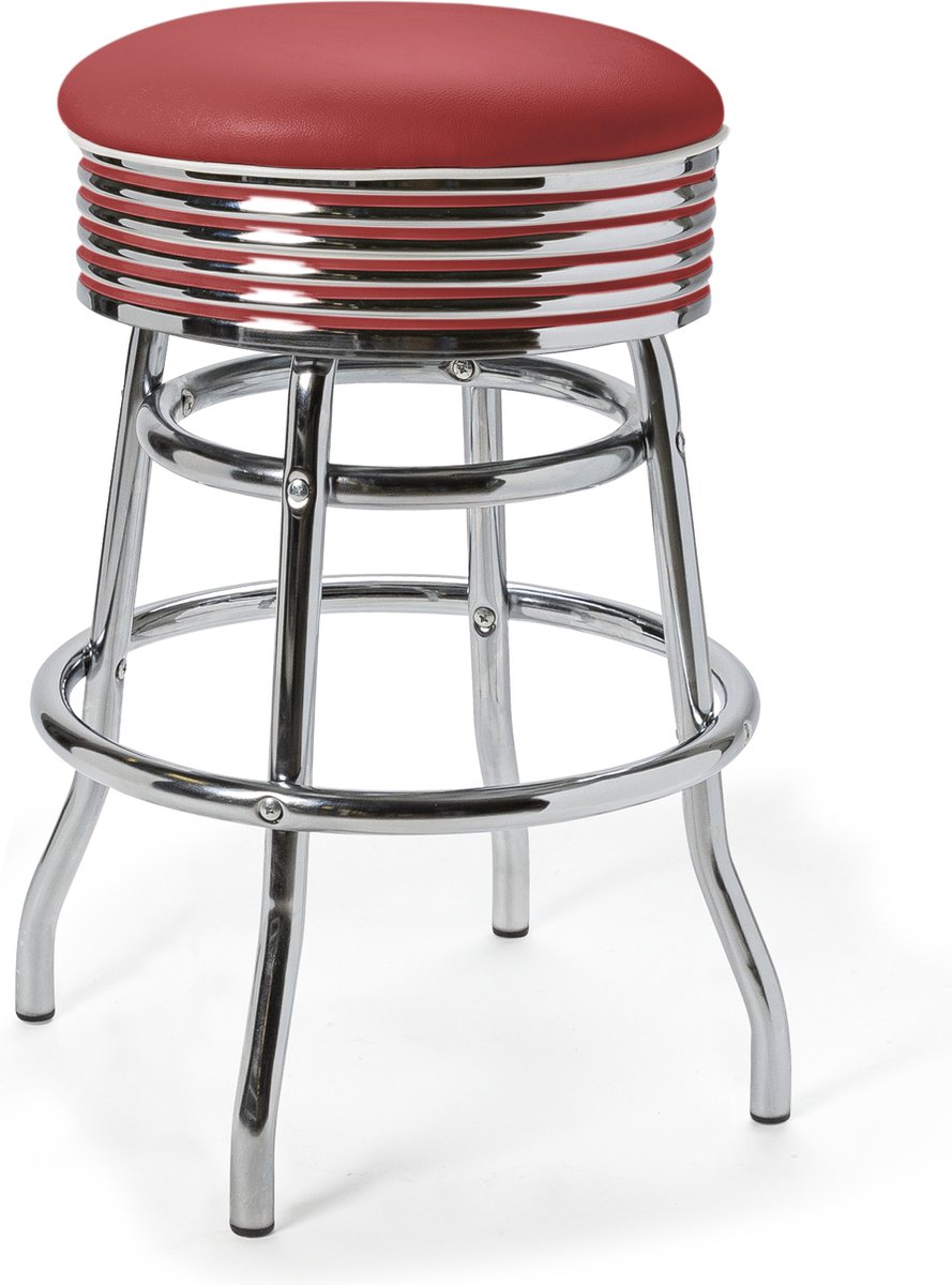 Bel Air Retro Barkruk BS-29-66 Rood