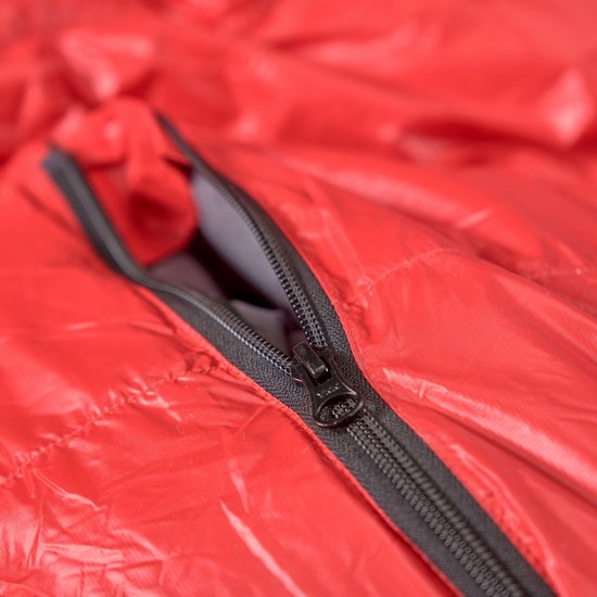 LOWLAND OUTDOOR Donzen slaapzak - K2 Expedition - 1995 gr - 225 x 80 cm -35°C - Red van Merkloos — afbeelding 3