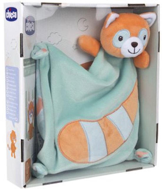 Chicco - My Sweet Doudou Rode Panda - Knuffeldoekje - Mintgroen van Chicco — afbeelding 4