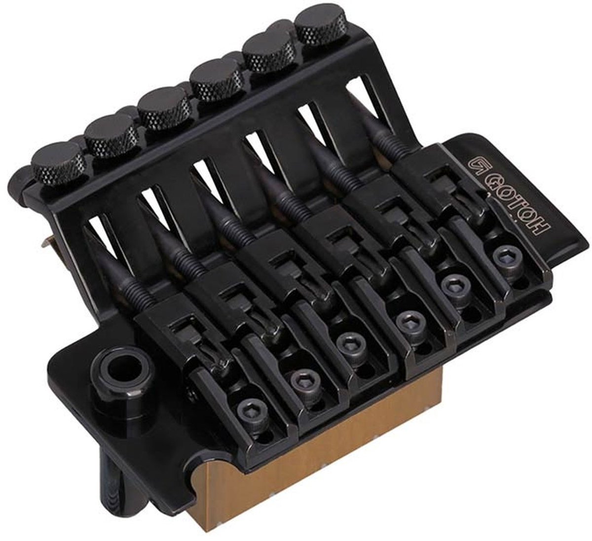 Gotoh GE1996T33B Locking Tremolo - Zwart Chrome