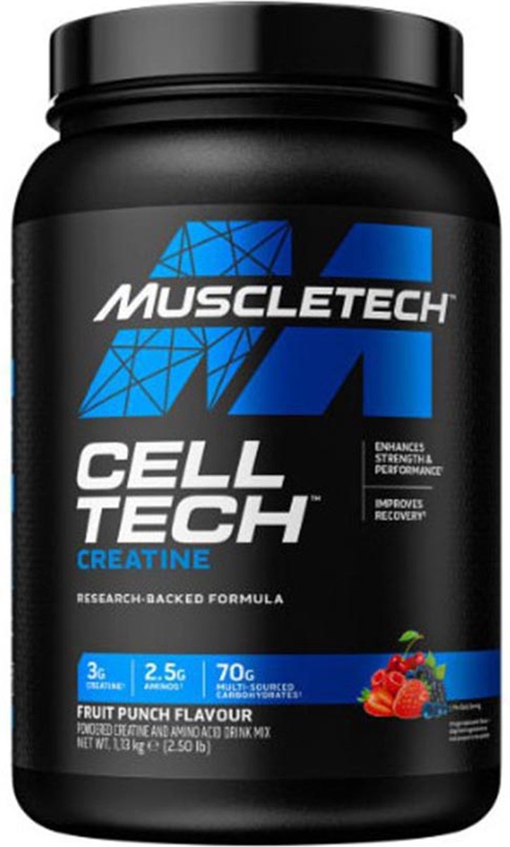 Goedkoopste Creatine - CellTech Creatine - 2270g - MuscleTech - 2720g Fruit Punch