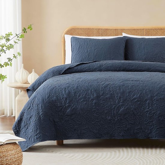 Ambiante Wasbaar Dekbed met vaste hoes Mares Blauw | De Vries Slaapcomfort kopen