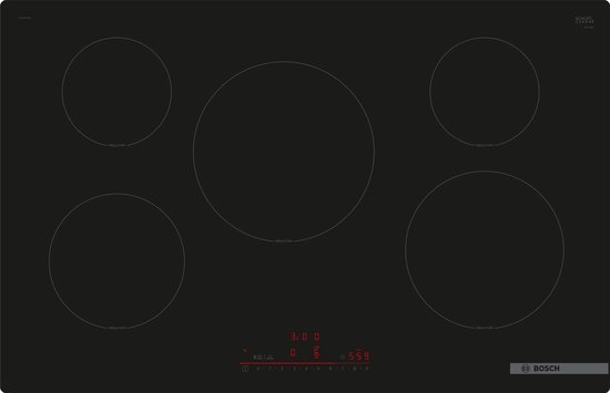 Bosch PIV81RHB1E - Serie 6 - Inbouw inductiekookplaat - 80 cm - 5 kookzones