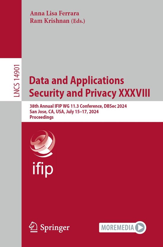 Springer Nature Proceedings Computer Science - Data and Appl ... - cover