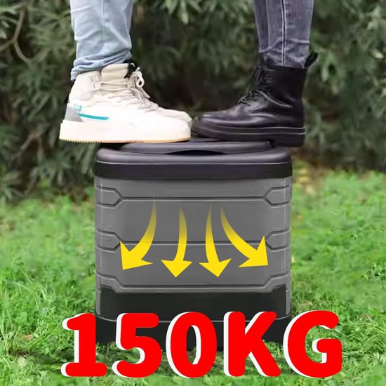 Opvouwbaar droogtoilet voor de camping