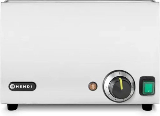 HENDI Energiezuinige bain-marie met thermostaat – roestvrij staal – 574x334x241 mm — afbeelding 3
