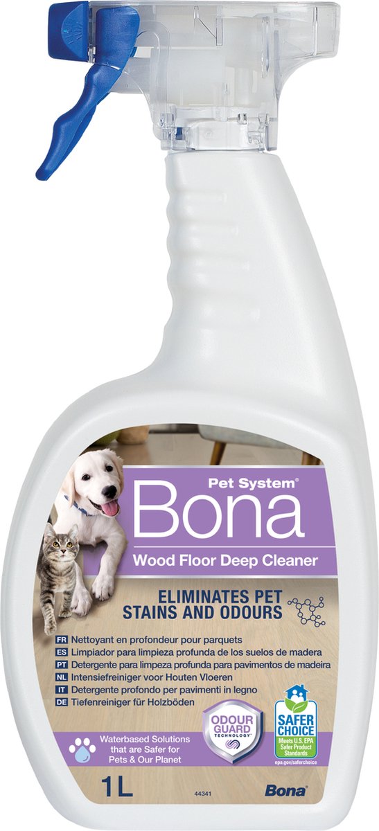 Bol.com Bona Pet System Intensiefreiniger voor Houten Vloeren 1L - Huisdier Vlekkenreiniger en Geurverwijderaar - Urinegeur Verw... aanbieding