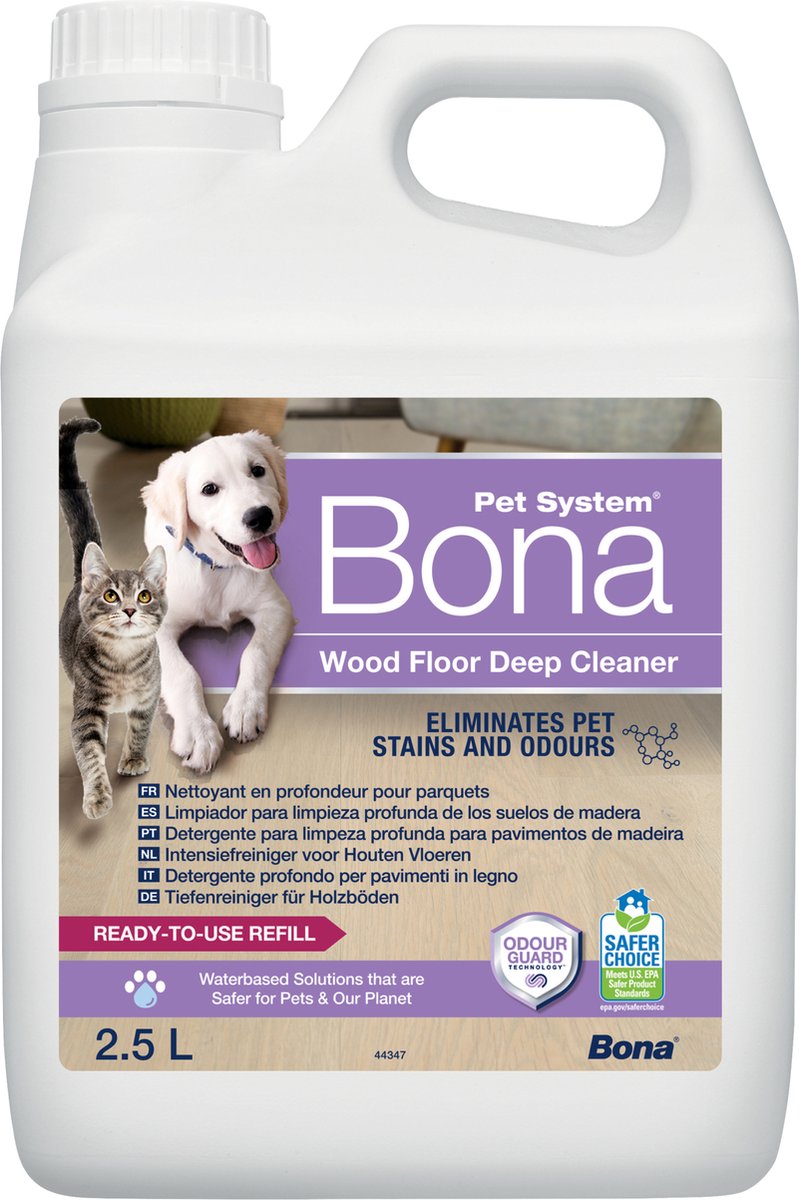 Bol.com Bona Pet System Intensiefreiniger voor Houten Vloeren 2,5L Navulling - Huisdier Vlekkenreiniger en Geurverwijderaar - Ur... aanbieding