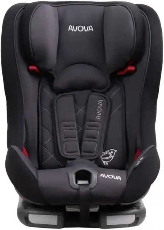 AVOVA autostoeltje - SPERLING FIX - I SIZE R129 - voor kind - 76-150cm groep 1-2-3 Grey Black