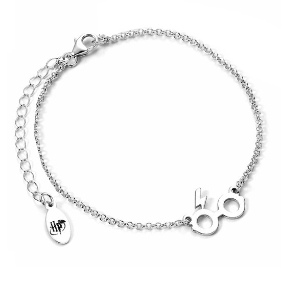 The Carat Shop - Harry Potter - Bracelet en argent avec charm Eclair et Lunettes