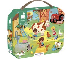 Janod - Puzzel - Op de boerderij