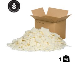 ZoeZo Kaarsenwas 1 kg - Sojawas - Soy Wax - Container was - Vlokken - Wax melts - Zelf kaarsen maken
