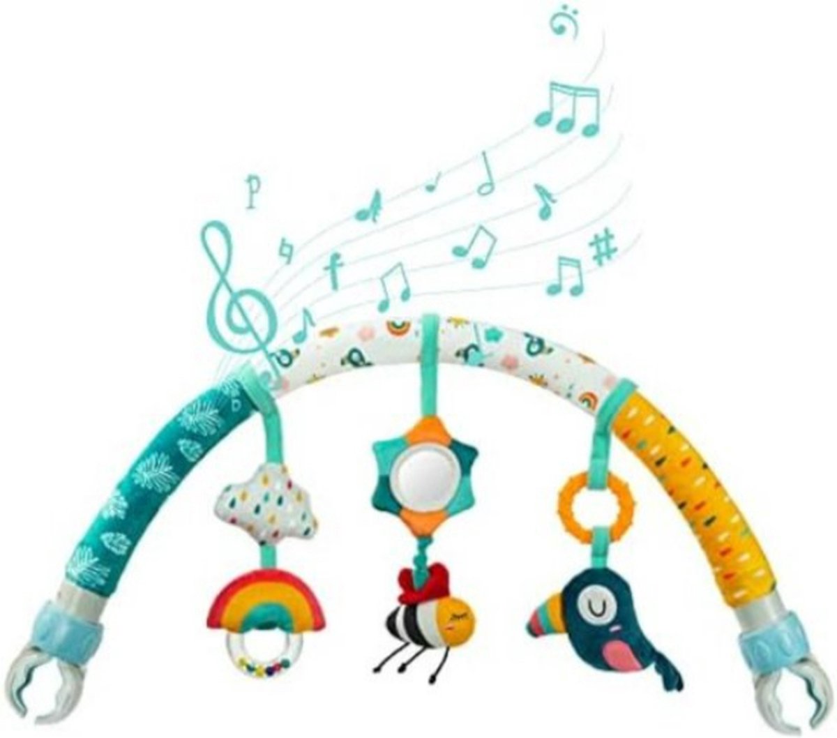 Image of Activiteitenboog - Activiteitenboog voor baby's - 31 x 50cm - Katoen