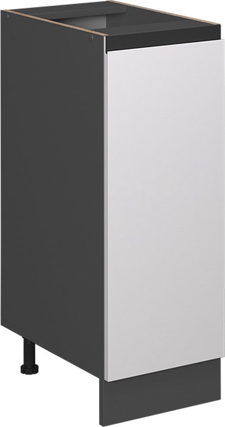 Vicco Armoire à pharmacie R- Line, Wit/Anthracite, 30 cm, WB Anthracite