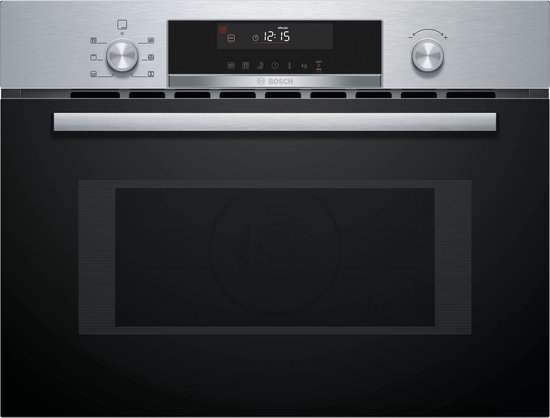 Bosch CMA585GS1 – Serie 6 – Inbouwmagnetron met heteluchtfunctie – 60×45 cm – 44 l – RVS – Eenvoudig te reinigen met hydrolyse