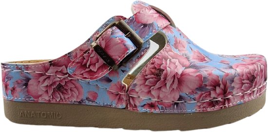 Sanita klompen flex model 38 happy nurse Maat 36 Kleur Multi col.geel