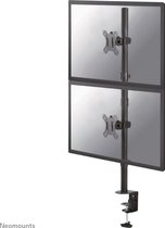 Bol.com Neomounts FPMA-D550DVBLACK full motion monitorarm 2 schermen - 10-32" - verticale positionering - zwart aanbieding